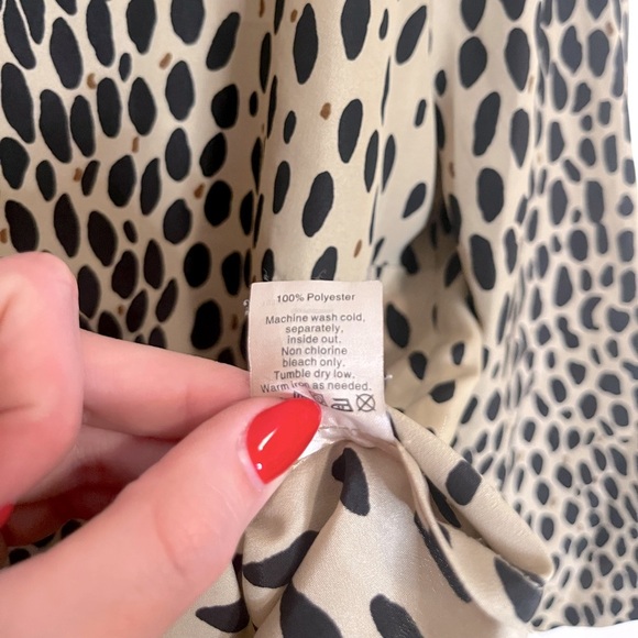 J.Crew Animal Print Blouse - Picture 8 of 8